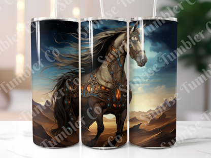 Horse Variety Part 2 - 20oz and 30oz Tumblers (Glow In The Dark Green And Blue Available)