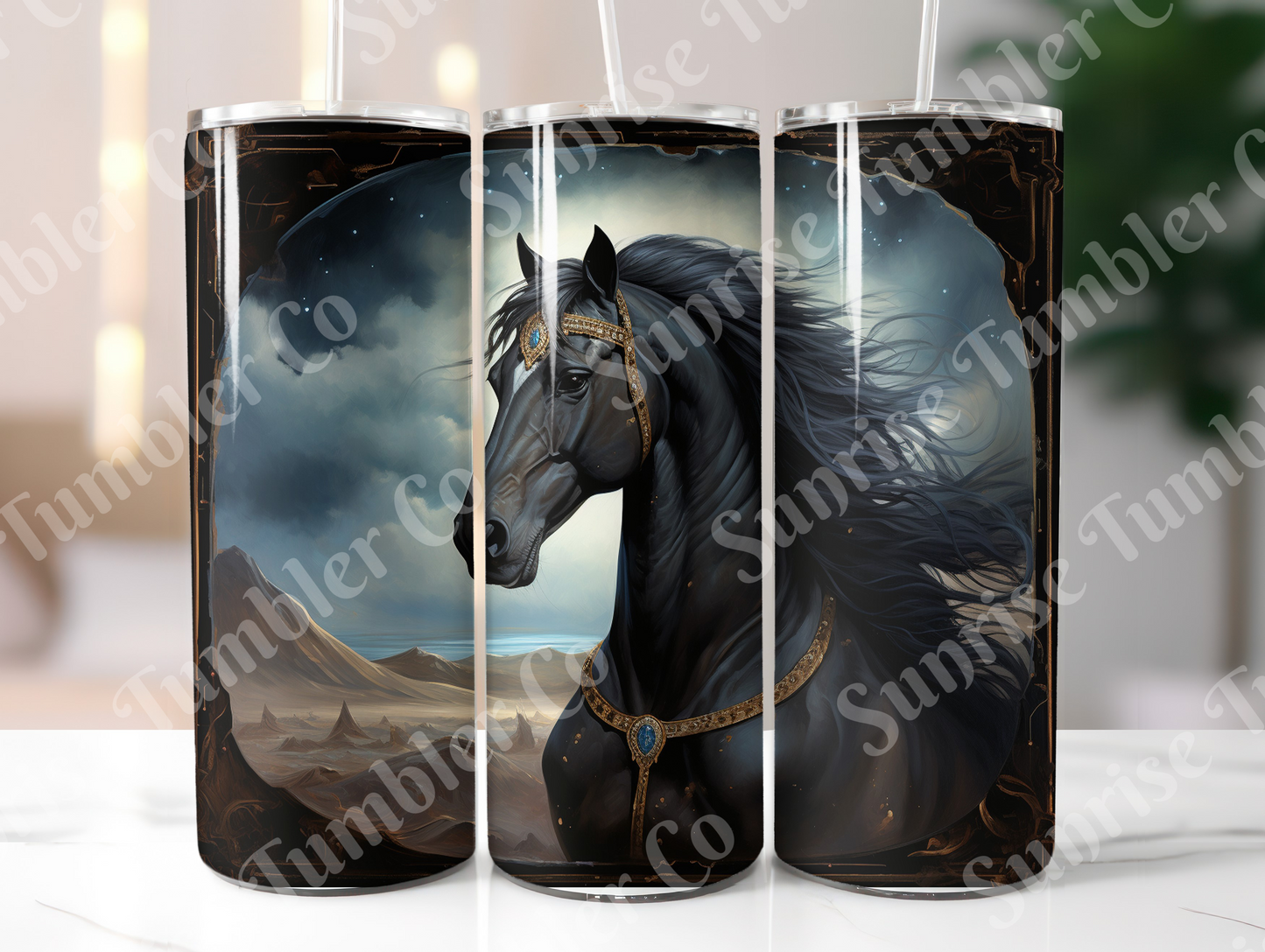 Horse Variety Part 2 - 20oz and 30oz Tumblers (Glow In The Dark Green And Blue Available)