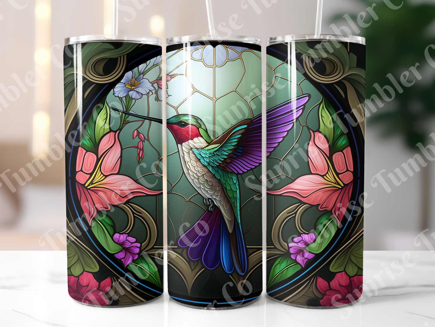 Hummingbird Variety Part 2 - 20oz and 30oz Tumblers (Glow In The Dark Green And Blue Available)