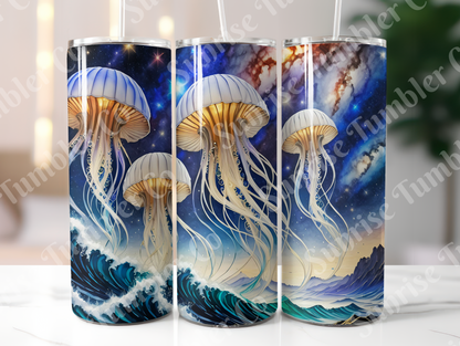 Jellyfish Variety - 20oz and 30oz Tumblers (Glow In The Dark Green And Blue Available)