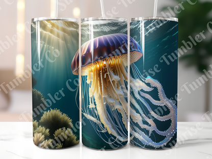 Jellyfish Variety - 20oz and 30oz Tumblers (Glow In The Dark Green And Blue Available)