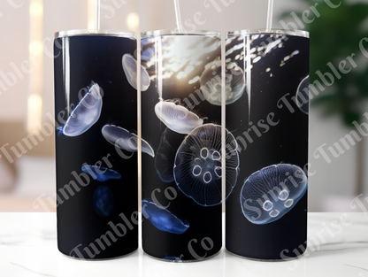 Jellyfish Variety - 20oz and 30oz Tumblers (Glow In The Dark Green And Blue Available)