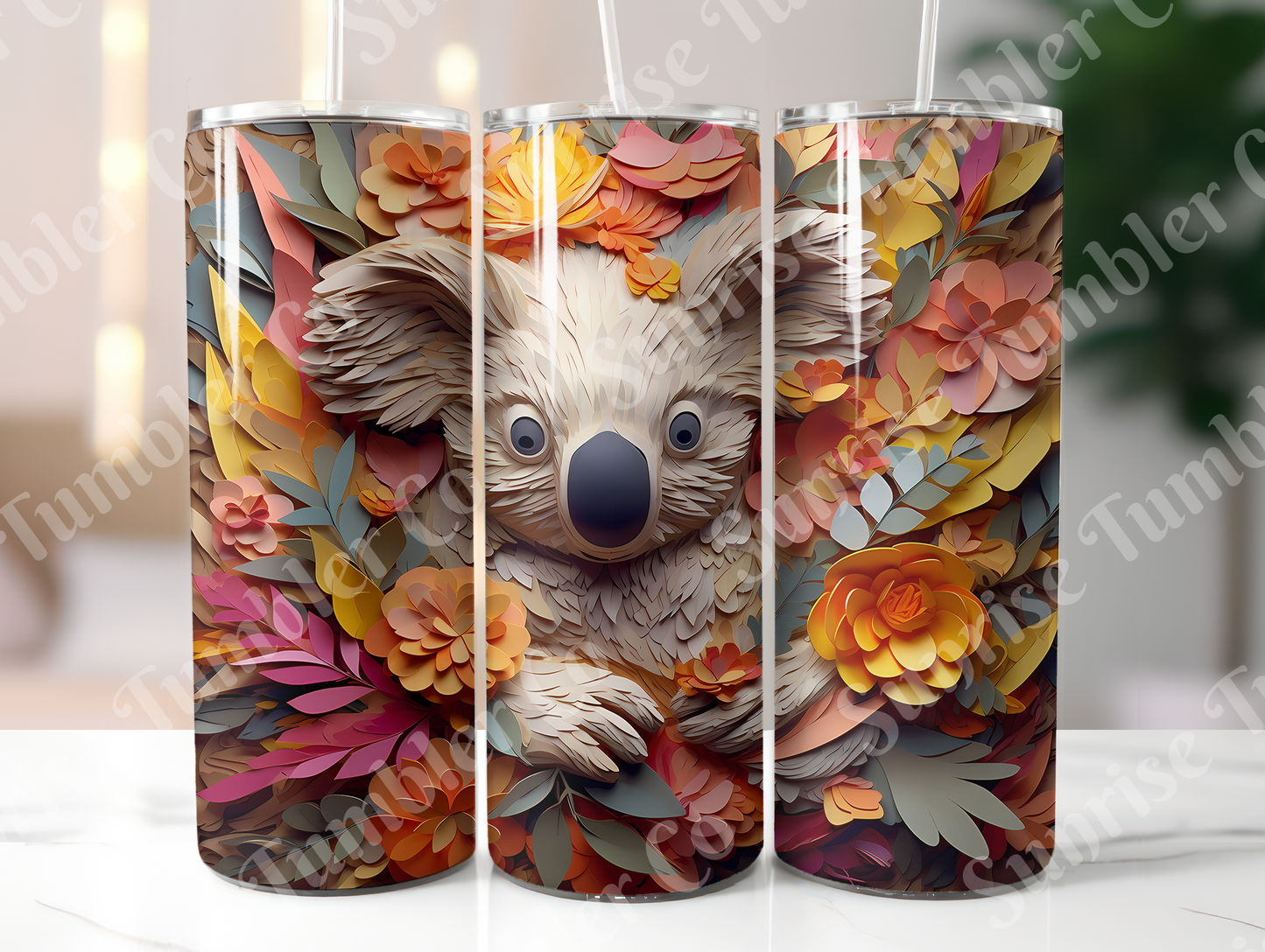 Koala Variety Part 2 - 20oz and 30oz Tumblers (Glow In The Dark Green And Blue Available)