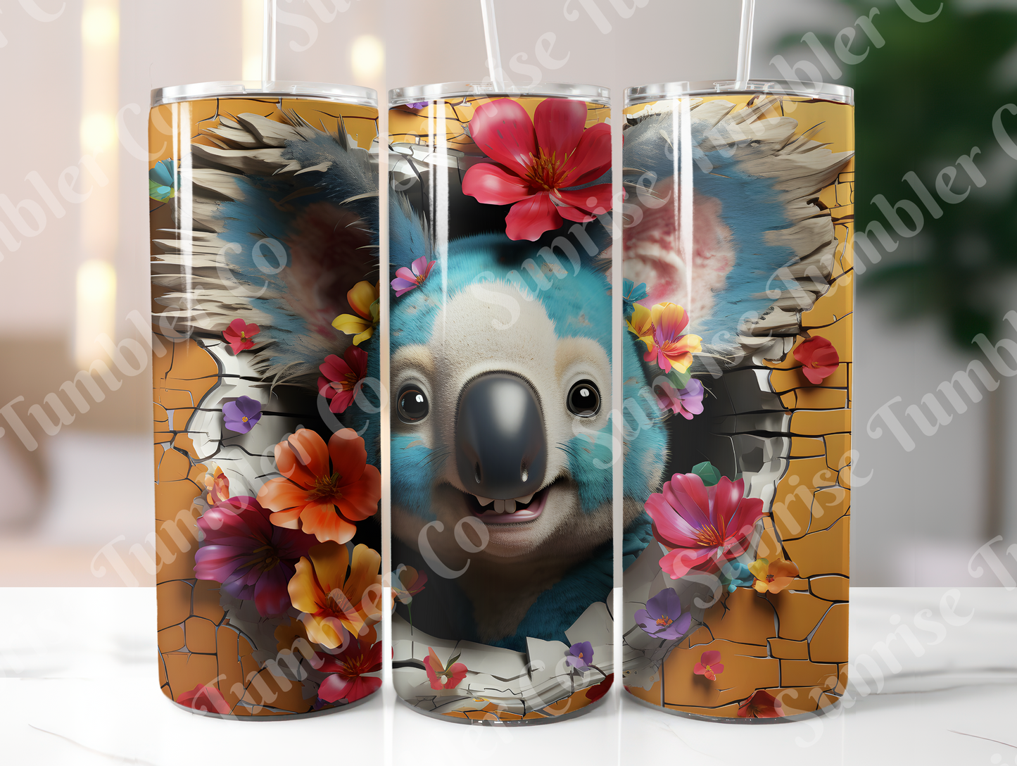 Koala Variety Part 2 - 20oz and 30oz Tumblers (Glow In The Dark Green And Blue Available)