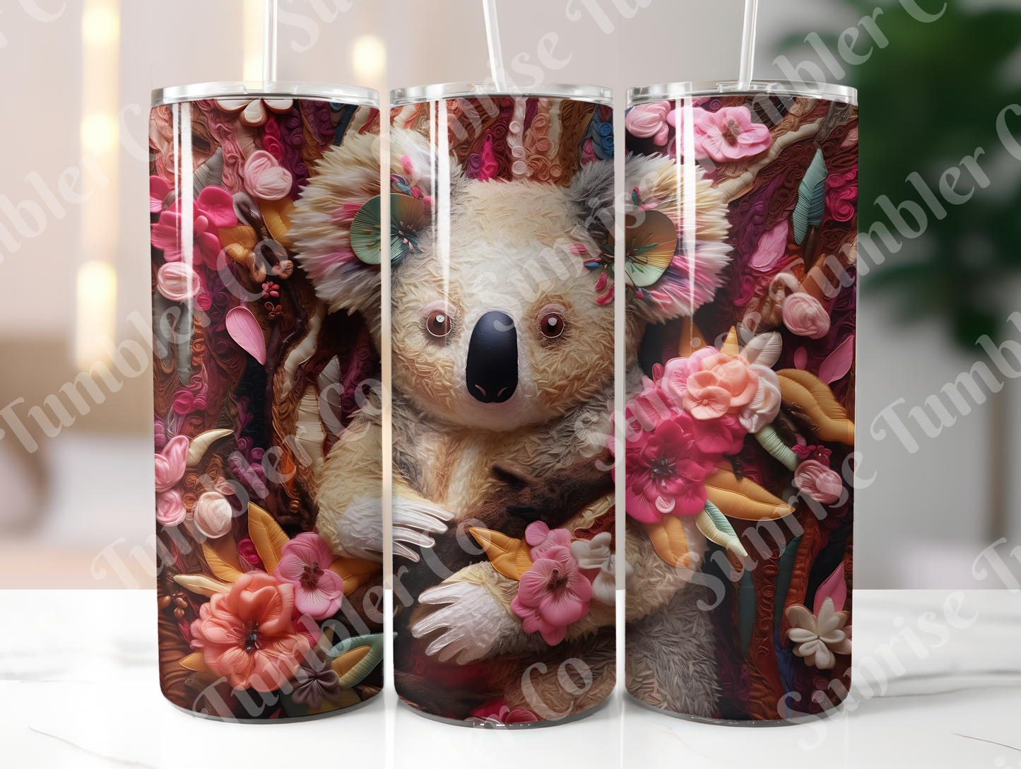 Koala Variety Part 2 - 20oz and 30oz Tumblers (Glow In The Dark Green And Blue Available)