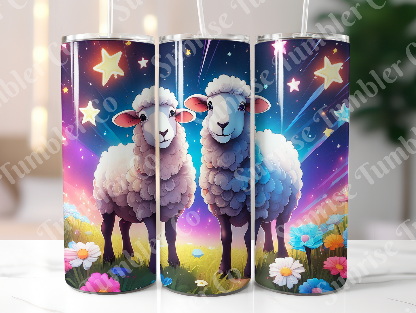 Lamb & Sheep Variety - 20oz and 30oz Tumblers (Glow In The Dark Green And Blue Available)