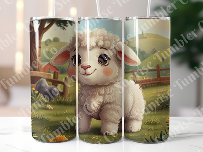 Lamb & Sheep Variety - 20oz and 30oz Tumblers (Glow In The Dark Green And Blue Available)