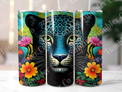 Snow Leopard Variety Part 2 - 20oz and 30oz Tumblers (Glow In The Dark Green And Blue Available)