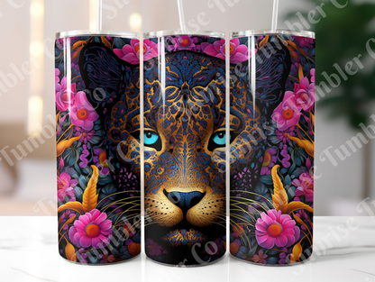 Snow Leopard Variety Part 2 - 20oz and 30oz Tumblers (Glow In The Dark Green And Blue Available)