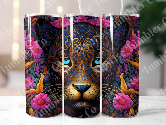 Snow Leopard Variety Part 2 - 20oz and 30oz Tumblers (Glow In The Dark Green And Blue Available)