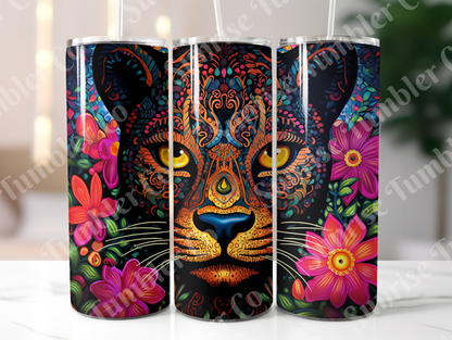 Snow Leopard Variety Part 2 - 20oz and 30oz Tumblers (Glow In The Dark Green And Blue Available)