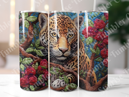 Snow Leopard Variety Part 2 - 20oz and 30oz Tumblers (Glow In The Dark Green And Blue Available)
