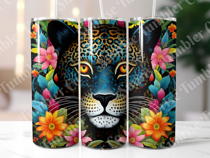 Snow Leopard Variety Part 1 - 20oz and 30oz Tumblers (Glow In The Dark Green And Blue Available)