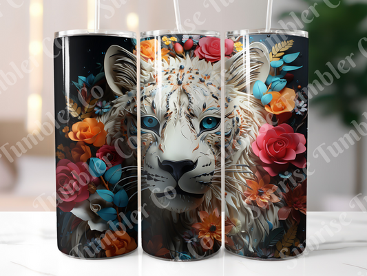 Snow Leopard Variety Part 1 - 20oz and 30oz Tumblers (Glow In The Dark Green And Blue Available)