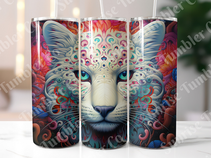Snow Leopard Variety Part 1 - 20oz and 30oz Tumblers (Glow In The Dark Green And Blue Available)