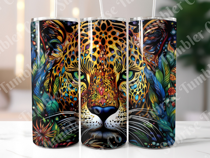 Snow Leopard Variety Part 2 - 20oz and 30oz Tumblers (Glow In The Dark Green And Blue Available)