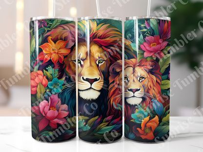 Lion Variety Part 2 - 20oz and 30oz Tumblers (Glow In The Dark Green And Blue Available)