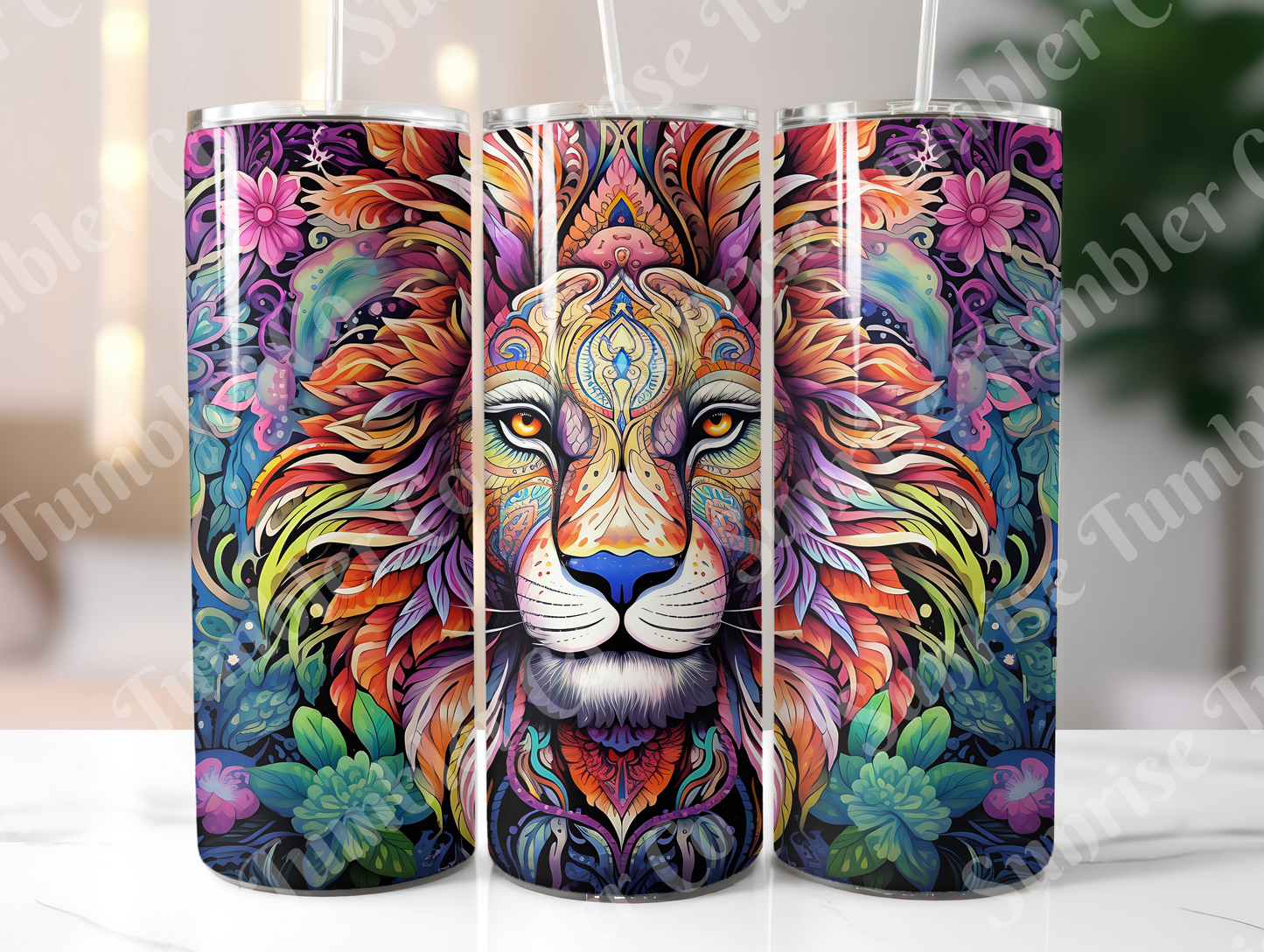 Lion Variety Part 1 - 20oz and 30oz Tumblers (Glow In The Dark Green And Blue Available)