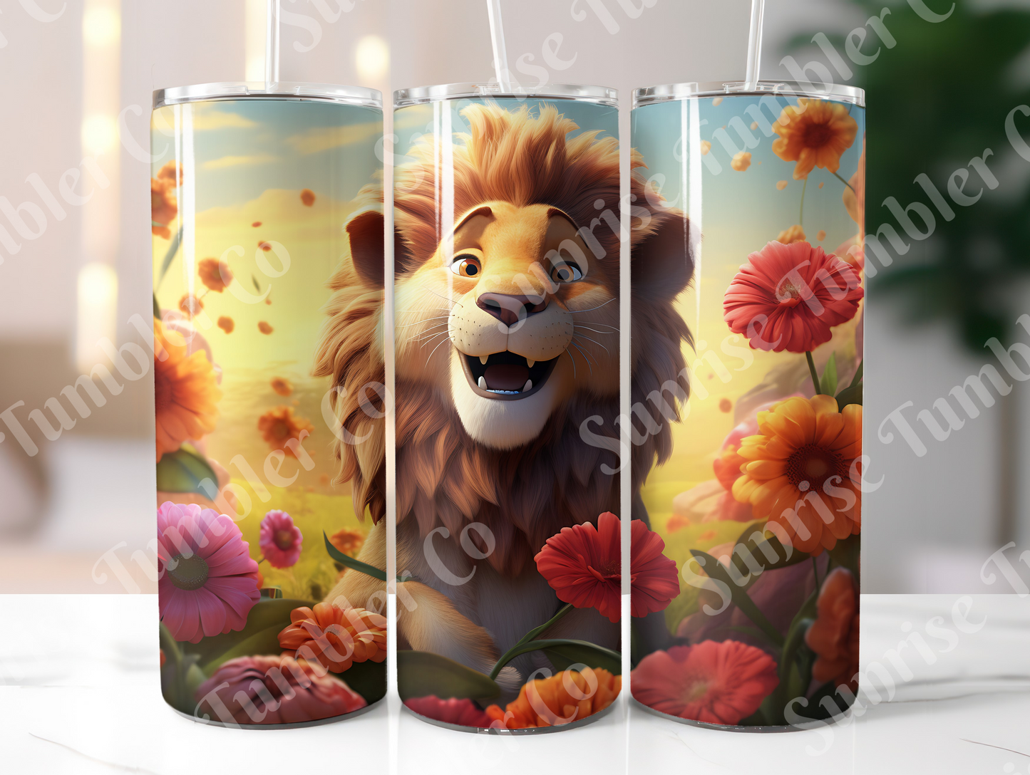 Lion Variety Part 1 - 20oz and 30oz Tumblers (Glow In The Dark Green And Blue Available)