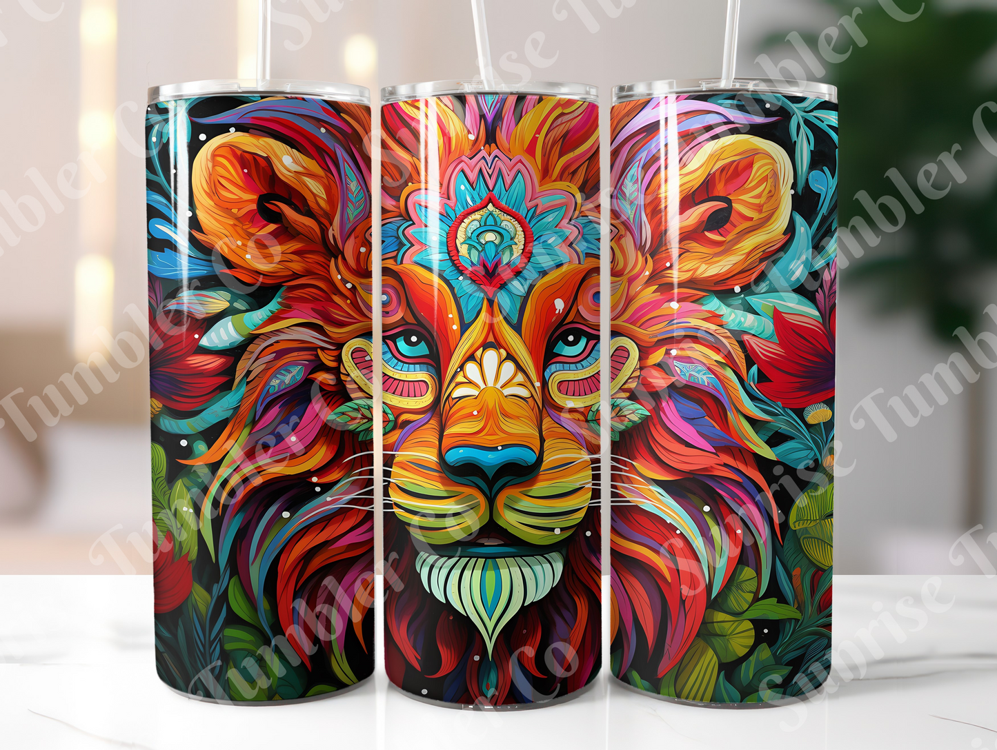 Lion Variety Part 1 - 20oz and 30oz Tumblers (Glow In The Dark Green And Blue Available)