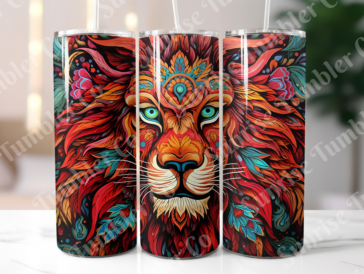 Lion Variety Part 1 - 20oz and 30oz Tumblers (Glow In The Dark Green And Blue Available)