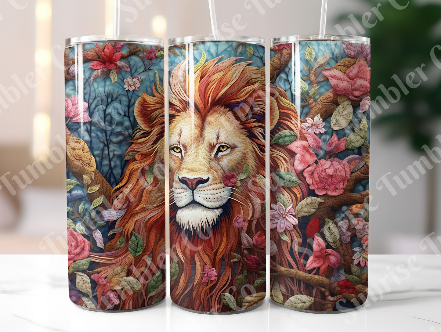 Lion Variety Part 1 - 20oz and 30oz Tumblers (Glow In The Dark Green And Blue Available)