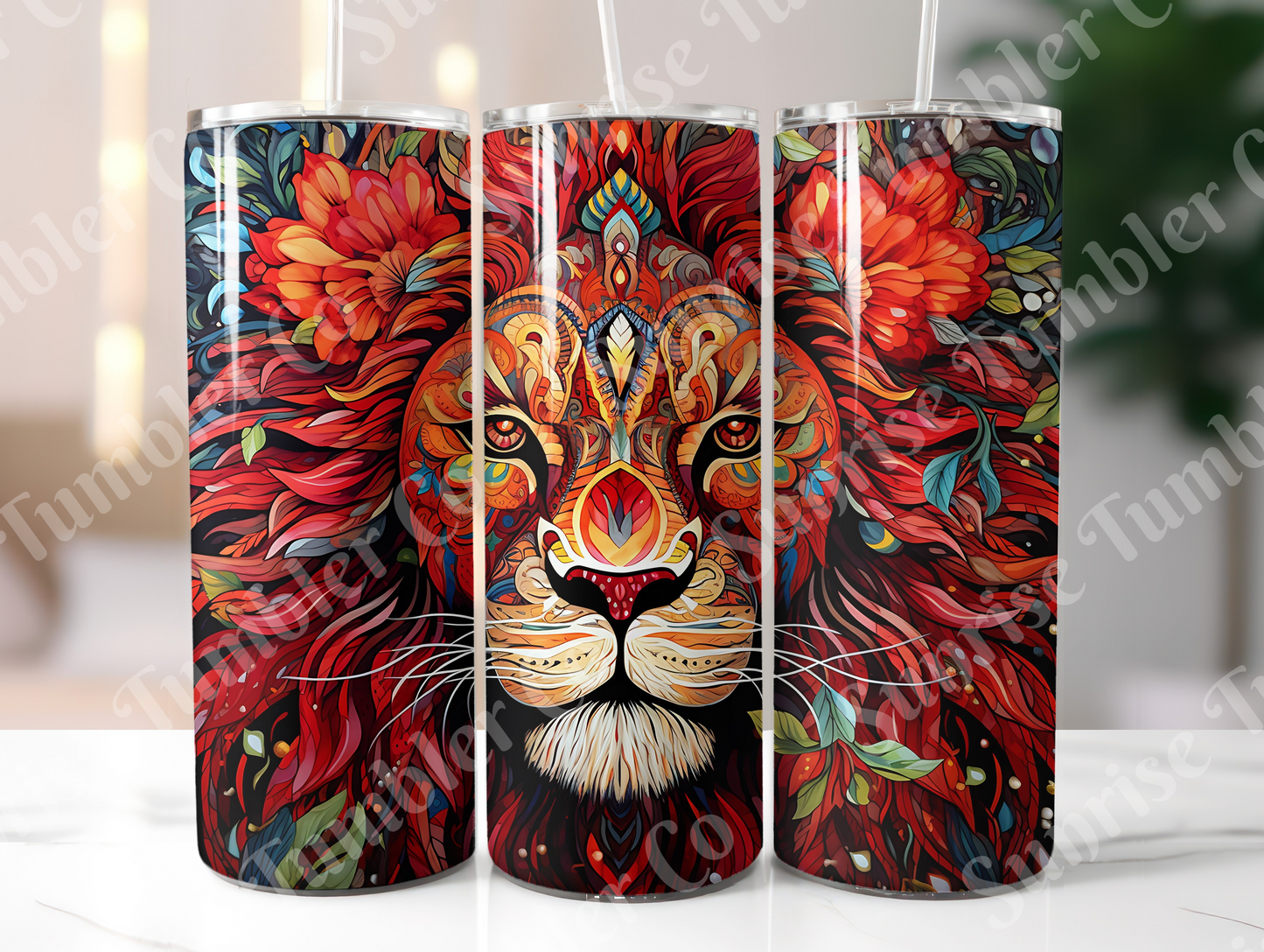 Lion Variety Part 1 - 20oz and 30oz Tumblers (Glow In The Dark Green And Blue Available)