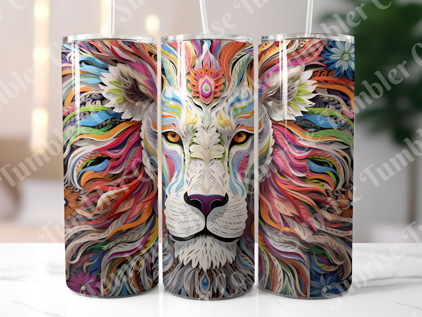 Lion Variety Part 1 - 20oz and 30oz Tumblers (Glow In The Dark Green And Blue Available)