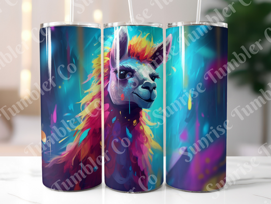 Llama Variety - 20oz and 30oz Tumblers (Glow In The Dark Green And Blue Available)