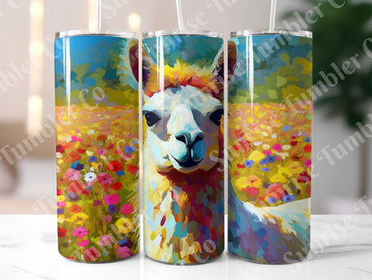 Llama Variety - 20oz and 30oz Tumblers (Glow In The Dark Green And Blue Available)