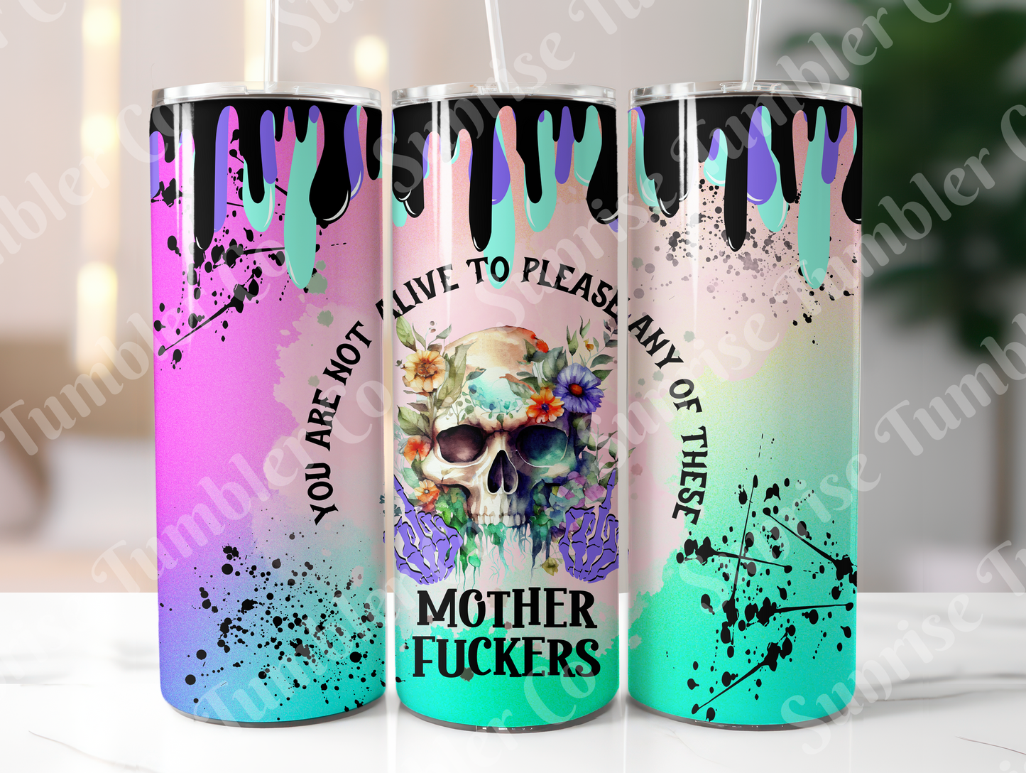 Mature & Adult Sayings Variety Part 3 - 20oz and 30oz Tumblers (Glow In The Dark Green And Blue Available)