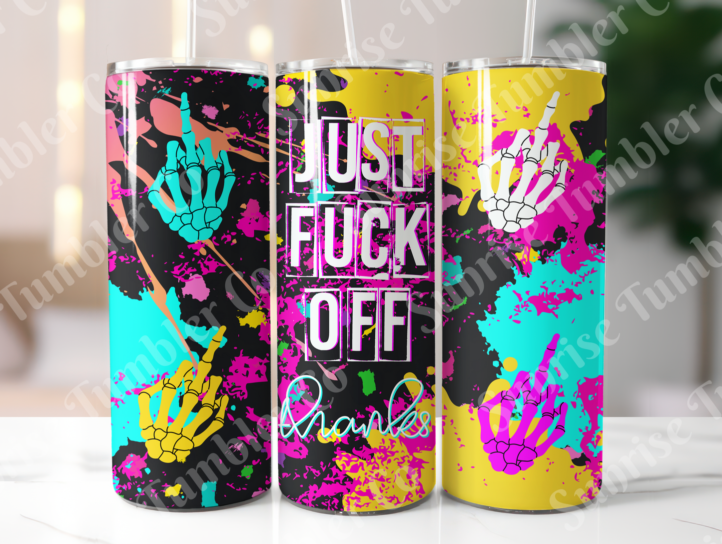 Mature & Adult Sayings Variety Part 3 - 20oz and 30oz Tumblers (Glow In The Dark Green And Blue Available)