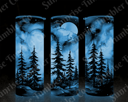 Galaxy and Northern Lights Variety - 20 oz and 30 oz Tumblers (Glow In The Dark Option Available)