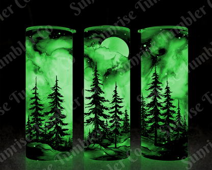 Galaxy and Northern Lights Variety - 20 oz and 30 oz Tumblers (Glow In The Dark Option Available)
