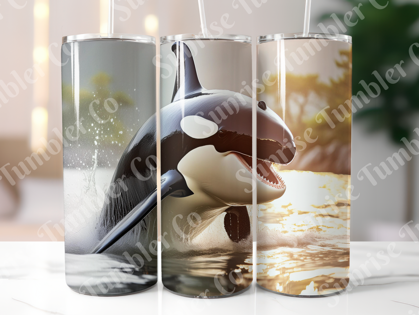 Orca Variety - 20oz and 30oz Tumblers (Glow In The Dark Green And Blue Available)