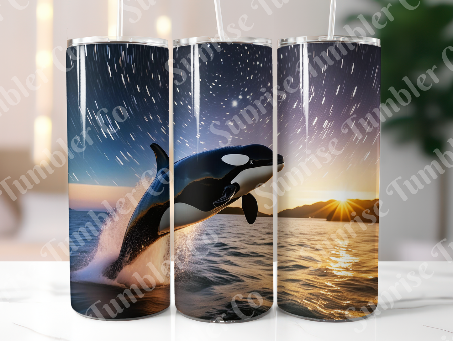Orca Variety - 20oz and 30oz Tumblers (Glow In The Dark Green And Blue Available)