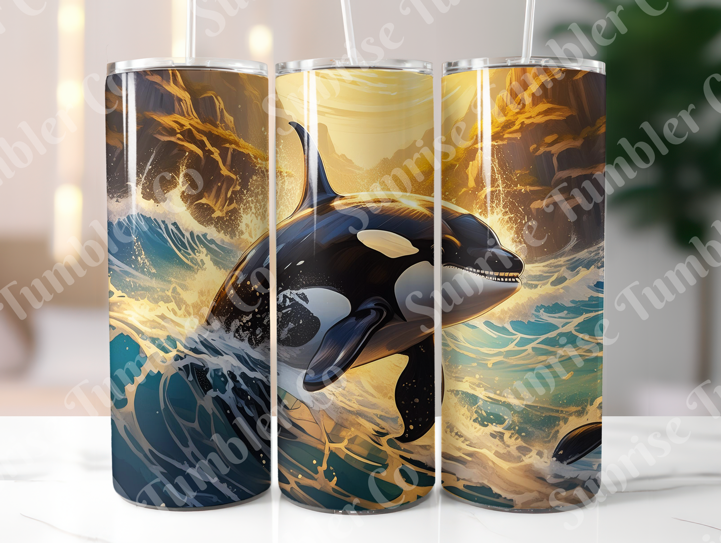 Orca Variety - 20oz and 30oz Tumblers (Glow In The Dark Green And Blue Available)