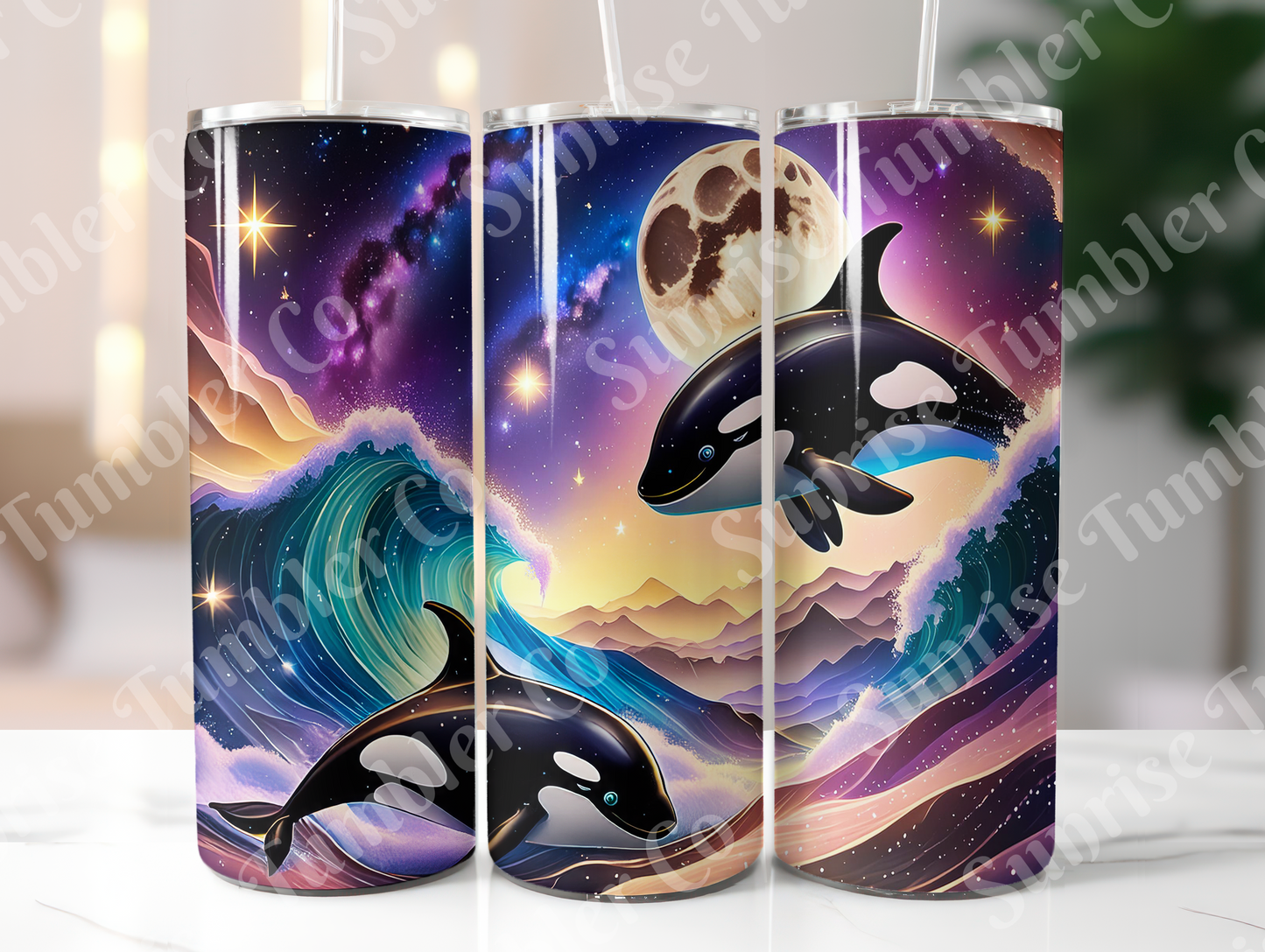 Orca Variety - 20oz and 30oz Tumblers (Glow In The Dark Green And Blue Available)