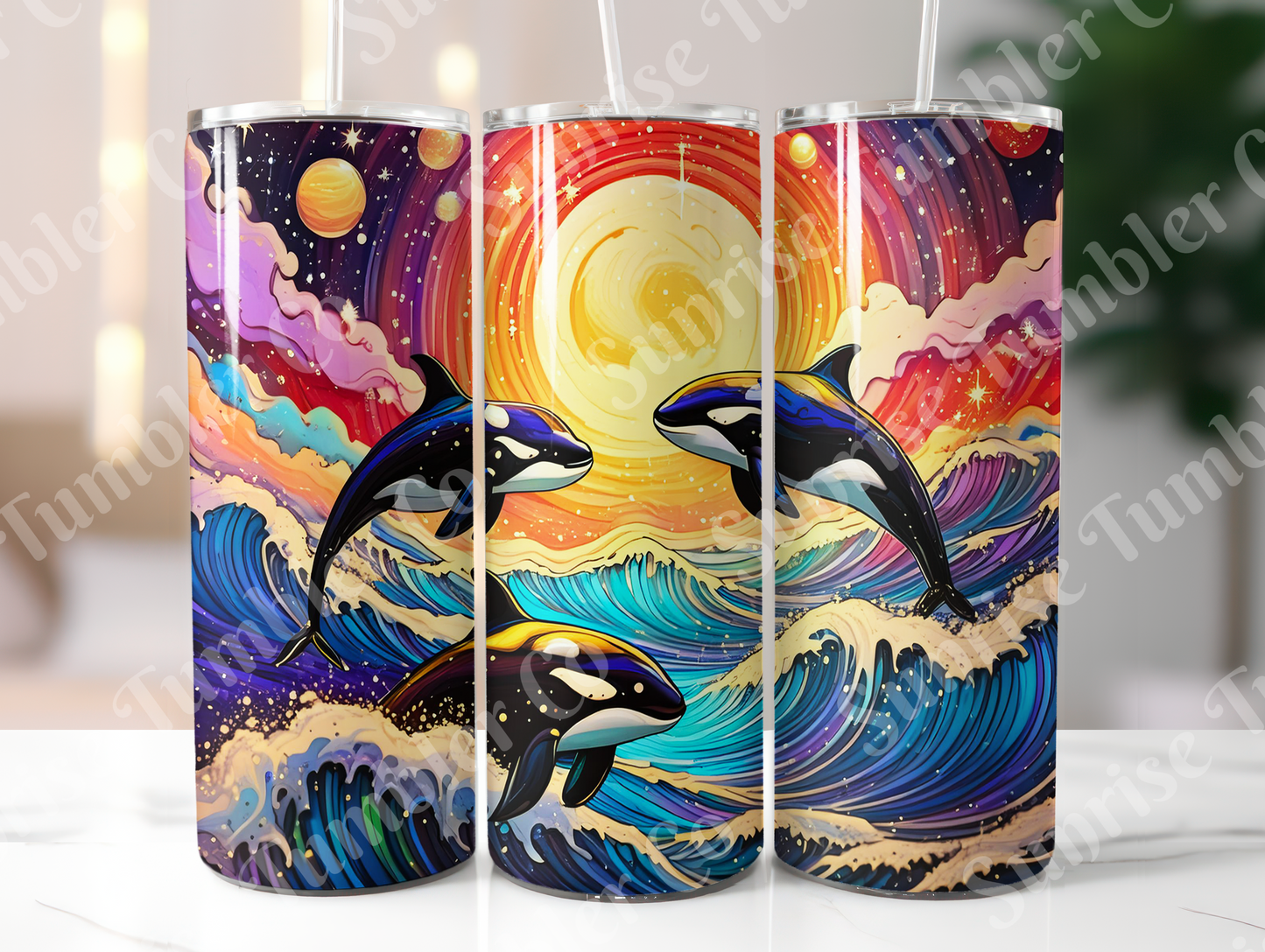 Orca Variety - 20oz and 30oz Tumblers (Glow In The Dark Green And Blue Available)