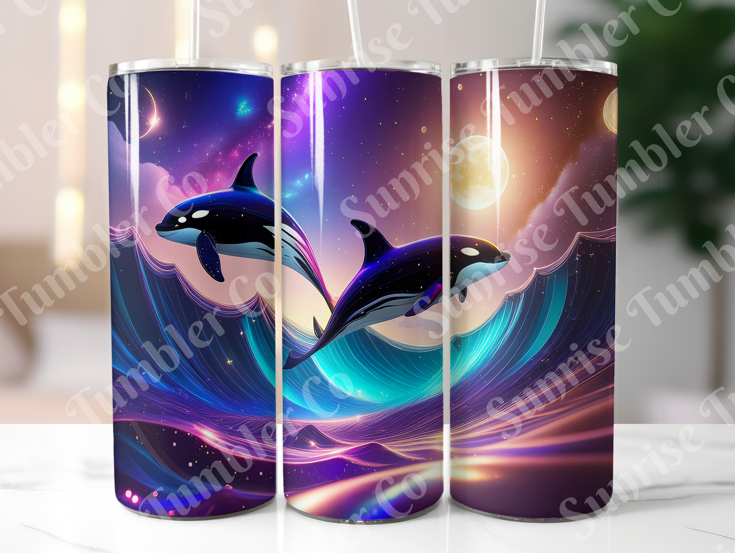 Orca Variety - 20oz and 30oz Tumblers (Glow In The Dark Green And Blue Available)