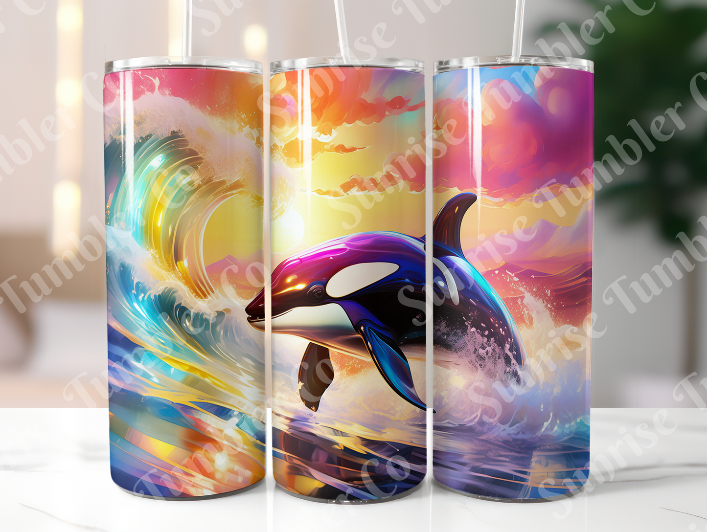 Orca Variety - 20oz and 30oz Tumblers (Glow In The Dark Green And Blue Available)