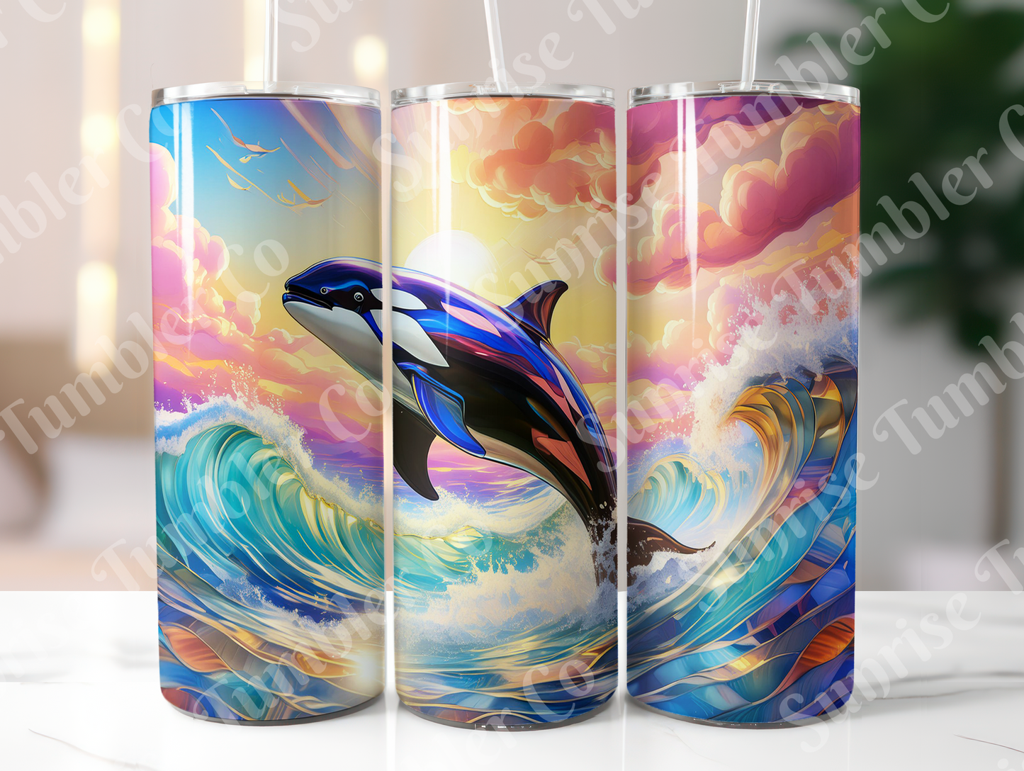 Orca Variety - 20oz and 30oz Tumblers (Glow In The Dark Green And Blue Available)