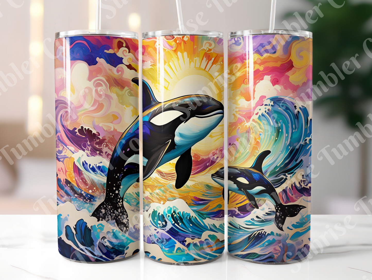 Orca Variety - 20oz and 30oz Tumblers (Glow In The Dark Green And Blue Available)