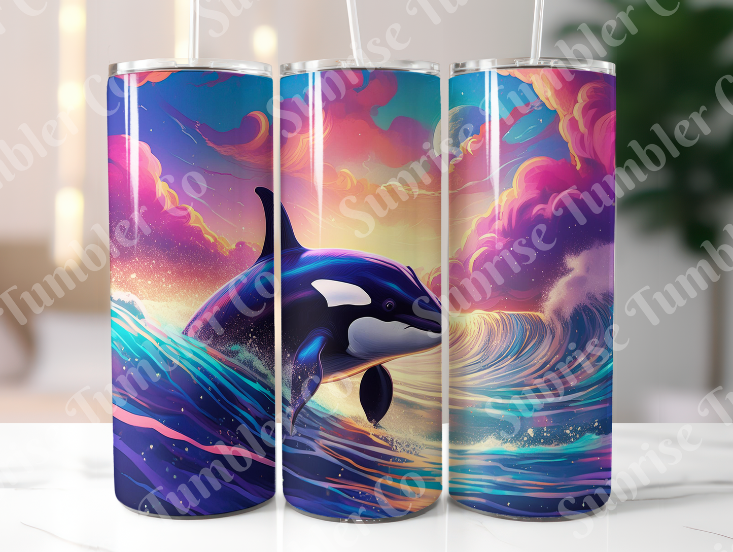 Orca Variety - 20oz and 30oz Tumblers (Glow In The Dark Green And Blue Available)