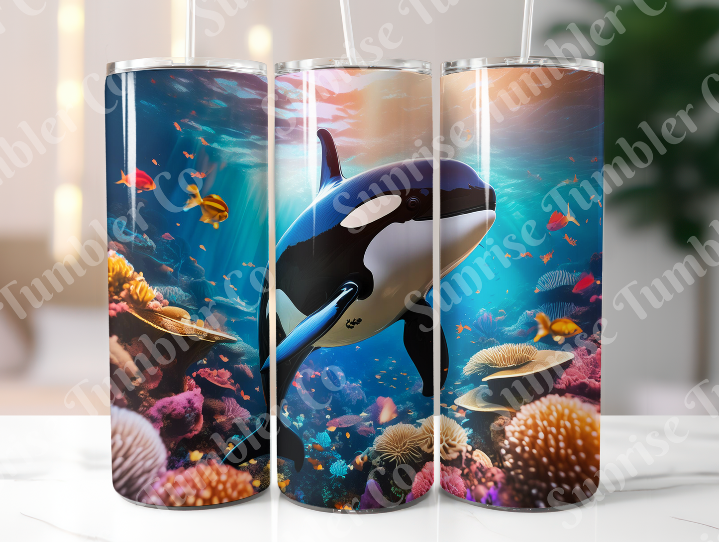Orca Variety - 20oz and 30oz Tumblers (Glow In The Dark Green And Blue Available)