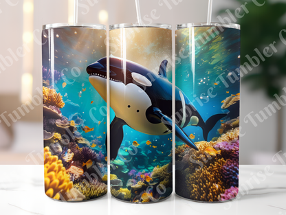 Orca Variety - 20oz and 30oz Tumblers (Glow In The Dark Green And Blue Available)