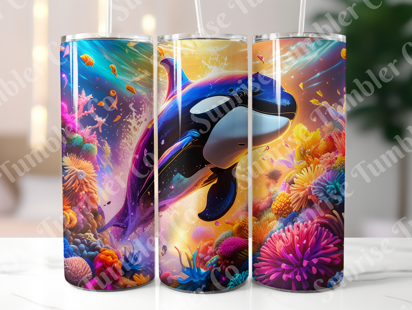Orca Variety - 20oz and 30oz Tumblers (Glow In The Dark Green And Blue Available)