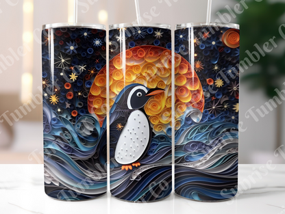 Penguin Variety Part 2 - 20oz and 30oz Tumblers (Glow In The Dark Green And Blue Available)