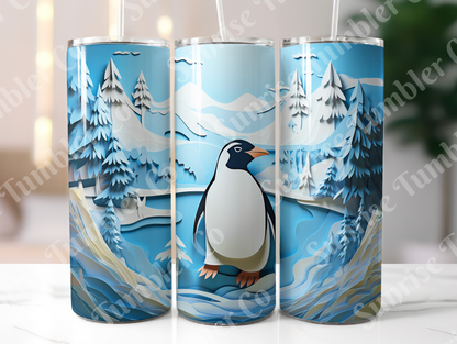 Penguin Variety Part 1 - 20oz and 30oz Tumblers (Glow In The Dark Green And Blue Available)