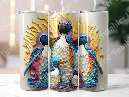 Penguin Variety Part 2 - 20oz and 30oz Tumblers (Glow In The Dark Green And Blue Available)